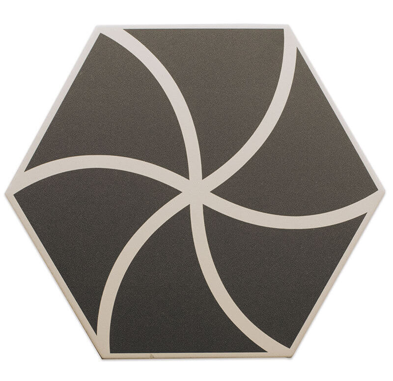 DNA Tiles Fancy Waves Graphite 20x23 ID 468703 - 1