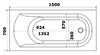 Акриловая ванна Creto Scala - 4