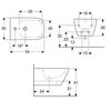 Биде подвесное Geberit Smyle Square - 6