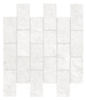 Мозаикa Mosaico 5x5 Mur Blanc Naturale 30x30