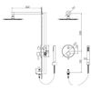 Душевой комплект RGW Shower Panels SP-52B - 6