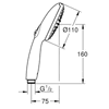 Душевая лейка Grohe Tempesta Cube - 5