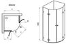 Душевой уголок Ravak Brilliant BSKK4 - 5