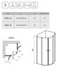 Душевой уголок Ravak Chrome CSKK4, transparent