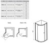 Душевой уголок Ravak Pivot PSKK3-90 transparetn