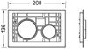 Кнопка смыва TECE Loop Modular - 3