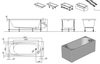 Акриловая ванна Kolpa-San Tamia Quat Optima 140x70
