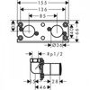 Скрытая монтажная часть Hansgrohe Rainfinity