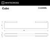 Полотенцедержатель Whitecross Cubo 450 мм, чёрный мат