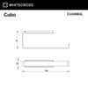 Полотенцедержатель Whitecross Cubo, золото