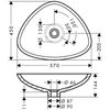 Раковина накладная Axor Massaud