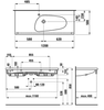 Раковина накладная Laufen Palomba - 6