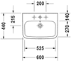 Раковина подвесная Duravit DuraStyle - 4