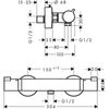 Смеситель для душа Hansgrohe Ecostat