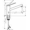 Смеситель для кухни Hansgrohe Zesis M33 - 4