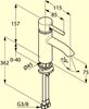 Смеситель для раковины Kludi Bozz
