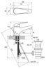 Смеситель для раковины Ravak Suzan-SN 011.00 - 4