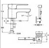Смеситель для раковины с гигиеническим душем Jacob Delafon July