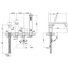 Смеситель на борт ванны Gessi Eleganza