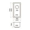 Кухонная мойка Omoikiri Tadzava 22-U/I-IN ULTRA 15 нержавеющая сталь