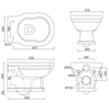 Унитаз подвесной BelBagno Boheme