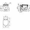 Унитаз подвесной Ideal Standard Connect - 8