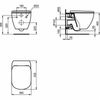 Унитаз подвесной Ideal Standard Tesi - 8