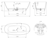Ванна из искусственного камня Salini Sofia S-Stone
